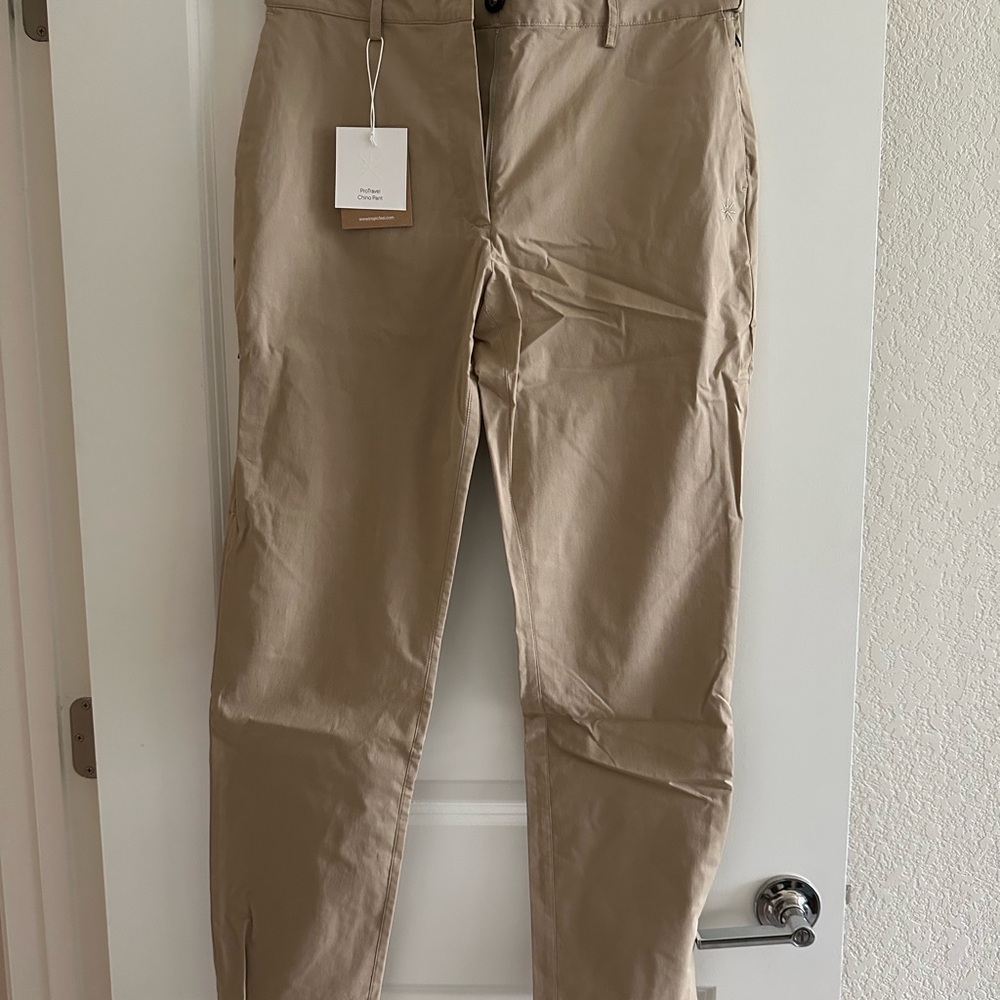 Women's Classic ProTravel Chino Tan Trousers